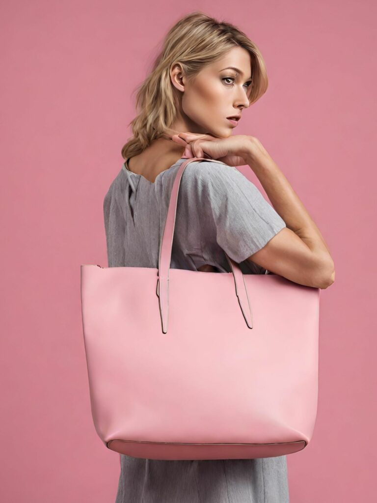 Pink Tote Bag