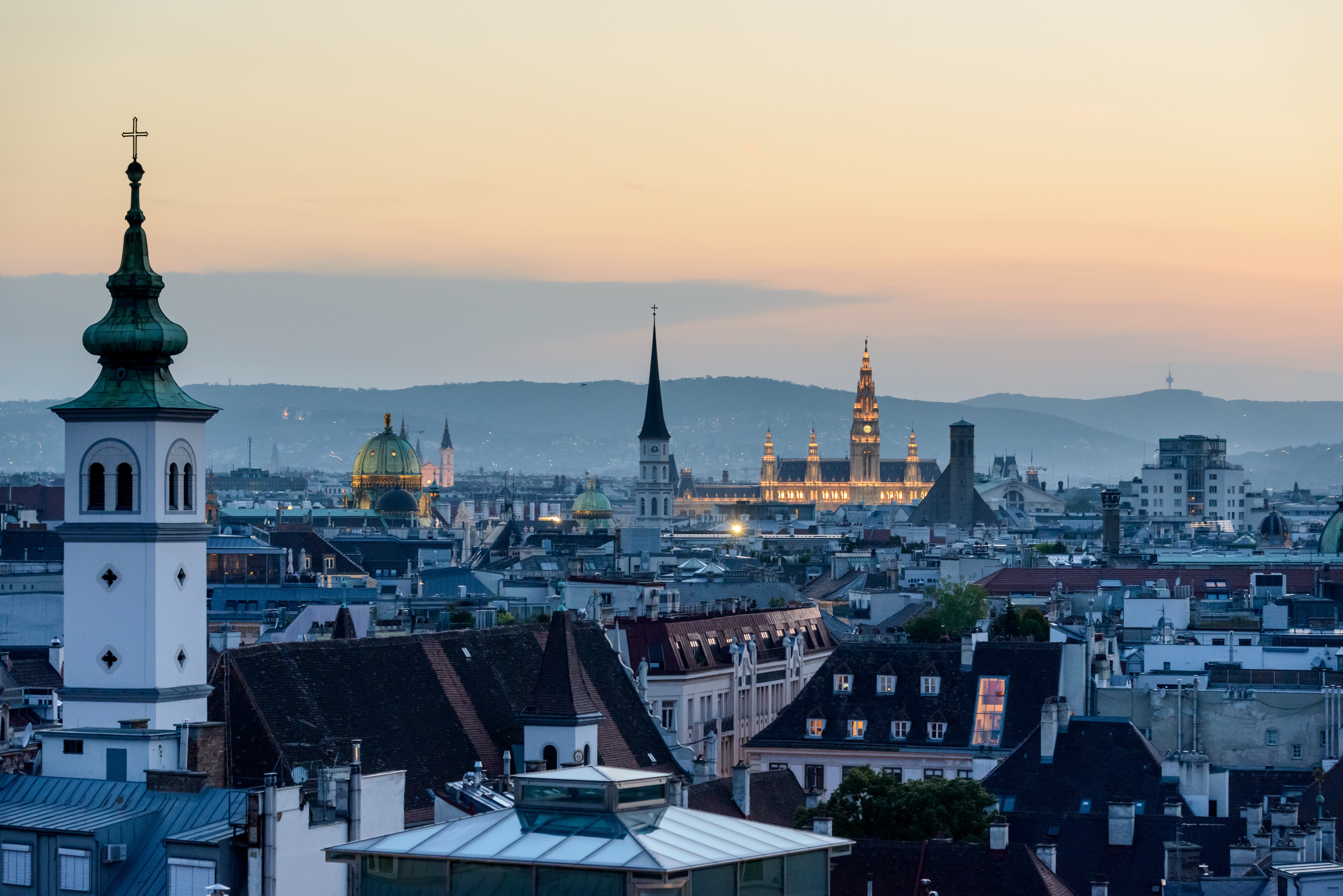 Skyline of Vienna